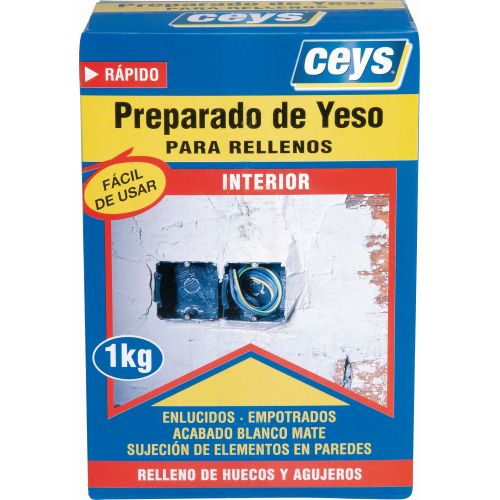 CEYS PREPARADO DE YESO PARA RELLENOS 1KG